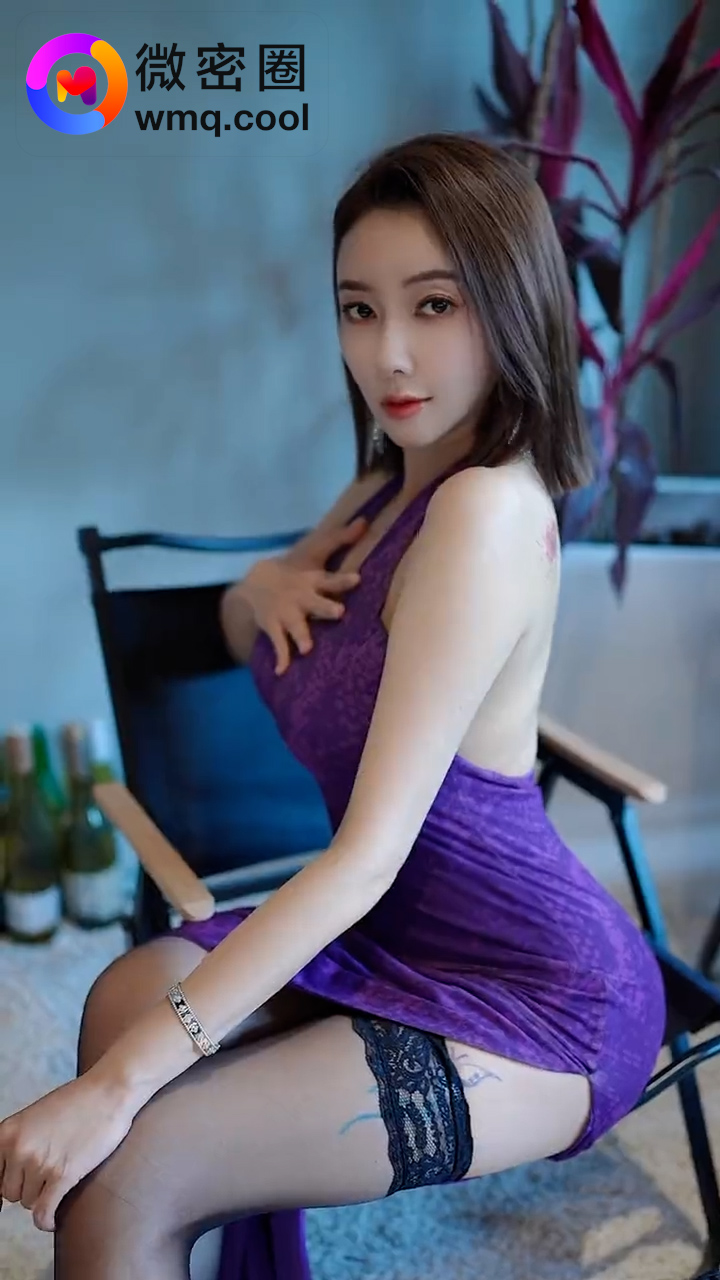 果儿Victoria紫色礼服