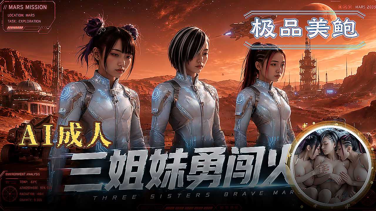 ai成人剧情 三姐妹在火星里勇闯 后入女上位带来无限激情与快感 A片