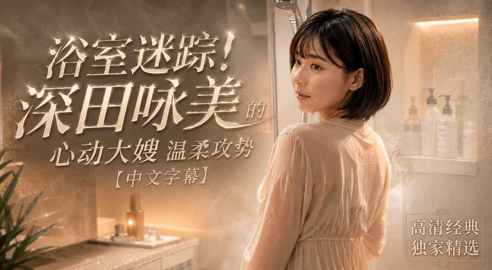 深田咏美 没想到大嫂在浴室里这么主动 抱着她从后面直接顶到最深处 A片